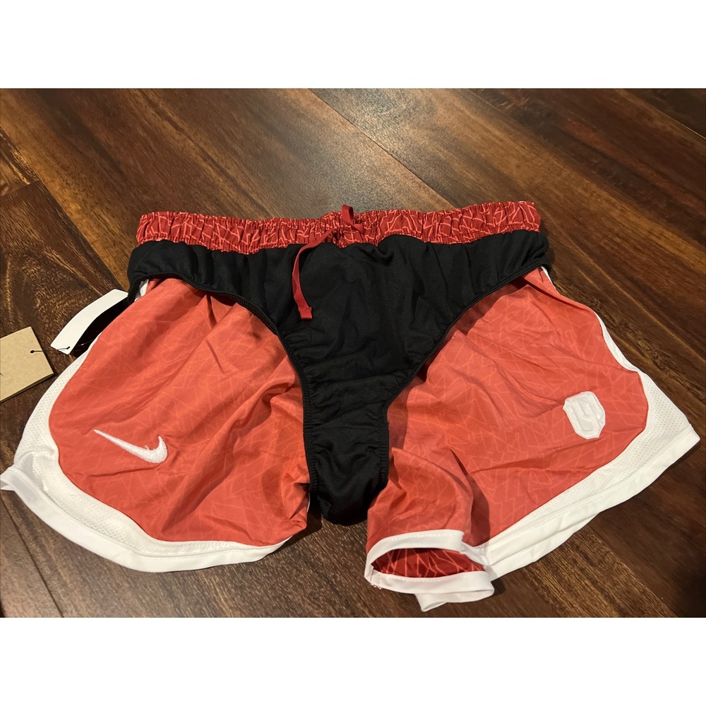 New Nike Womens Oklahoma Sooners Womens Tempo Shorts Size Large - Picture 5 of 5